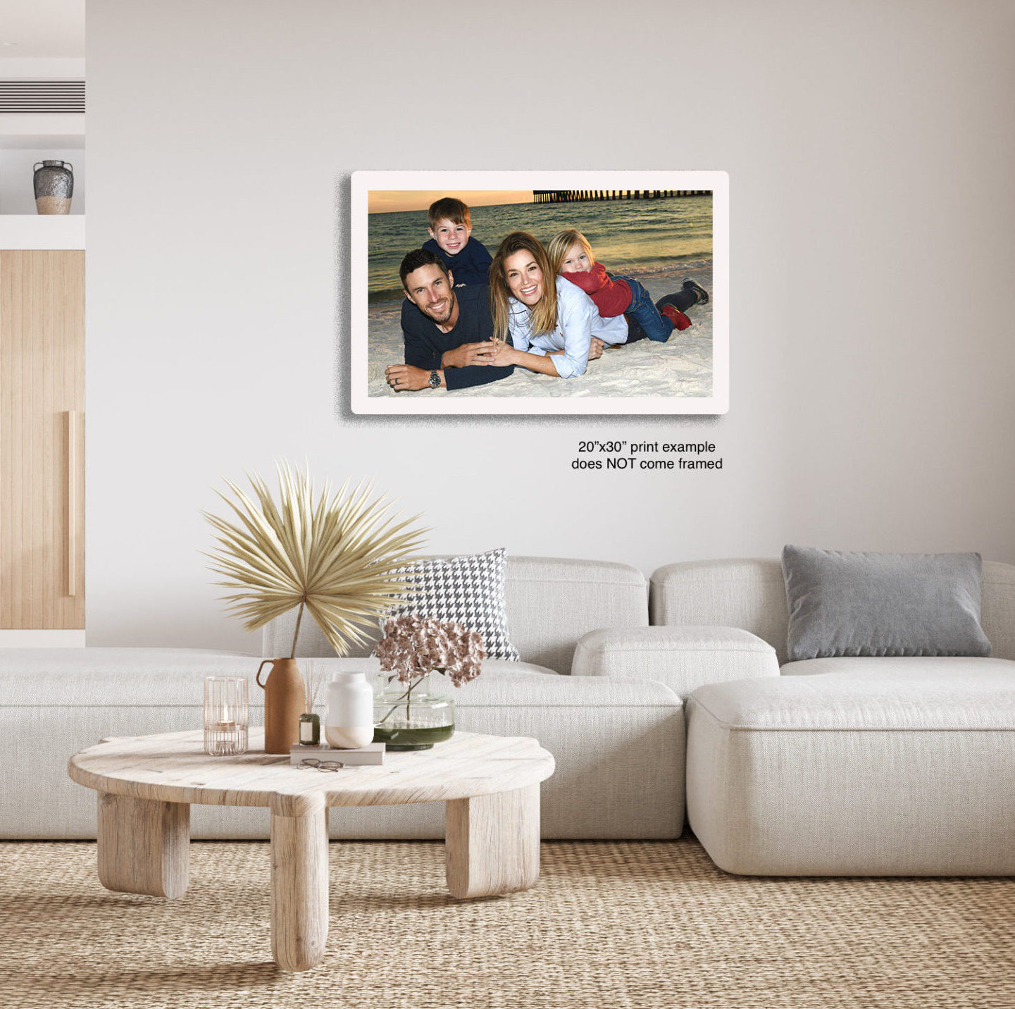 Rosemary Family Beach Photos Wall Print